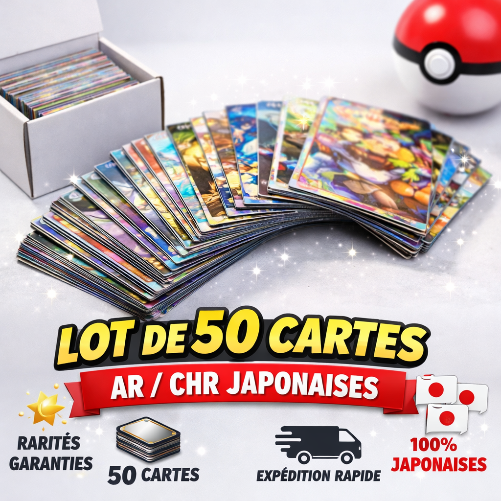 Lot de 50 cartes AR/SR Japonaises aléatoires