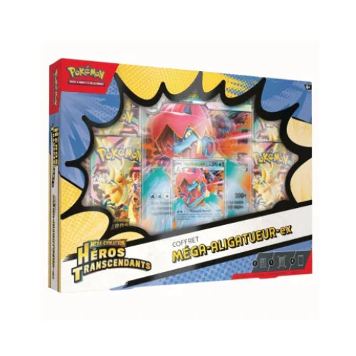 Pokémon : Coffret ME2.5 Héros Transcendants - Coffret Méga-Aligatueur-EX