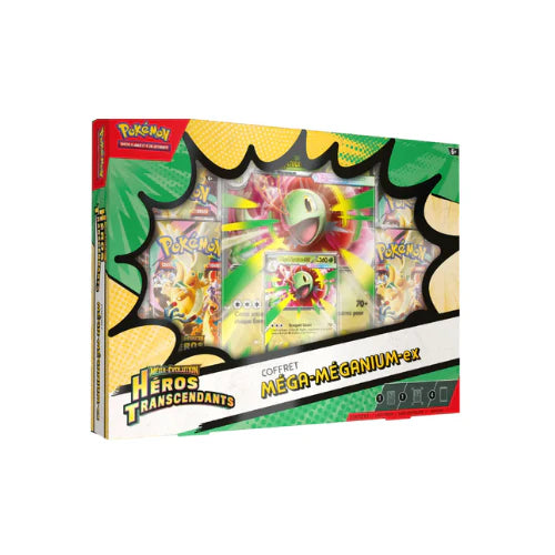 Pokémon : Coffret ME2.5 Héros Transcendants - Coffret Méga-Méganium-EX